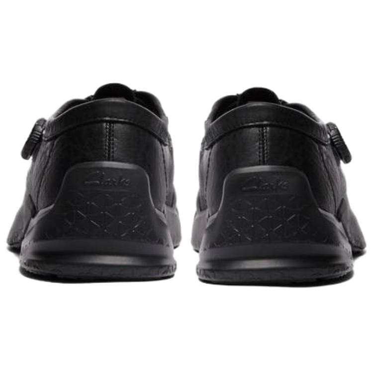 CLARKS Повседневные кожаные туфли Low Топ Черный мужской - изображение 4