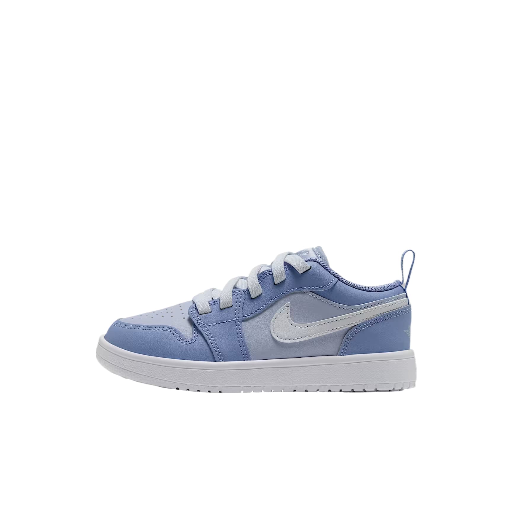 Кроссовки Jordan Air Jordan 1 Детская Скейтбординг Обувь Низкий Топ Алюминий Белый Водород Синий Kids - изображение 1