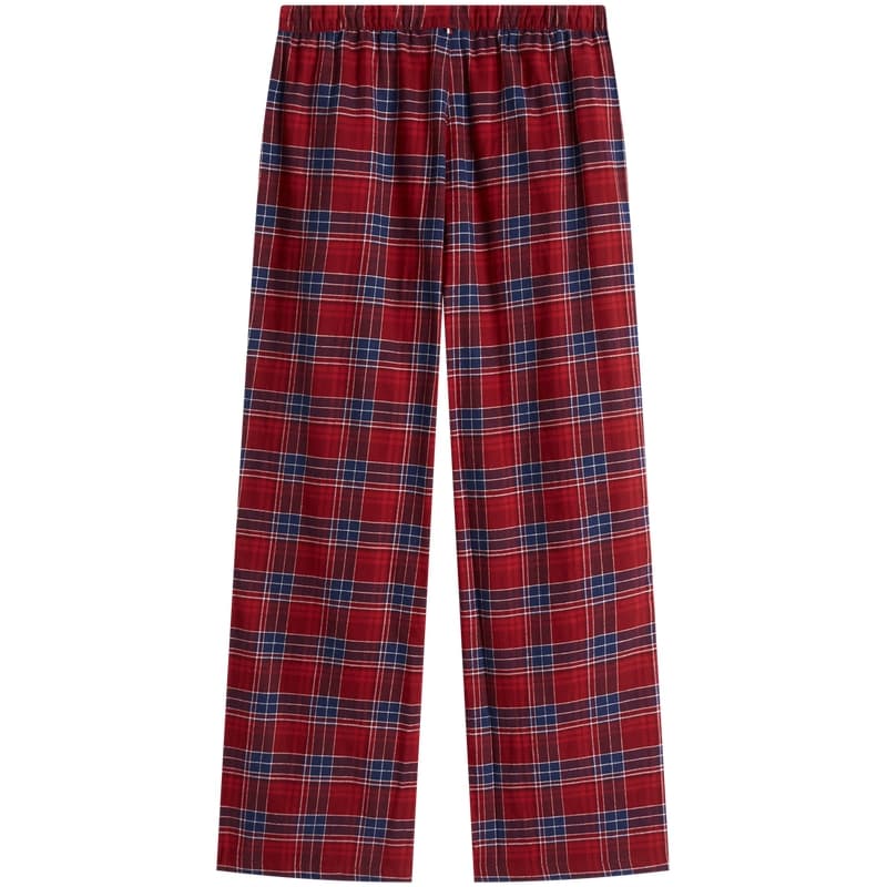 Пижама Tommy Hilfiger Красный Синий Клетка 0QJ Женские Пижамные Комплекты - изображение 5