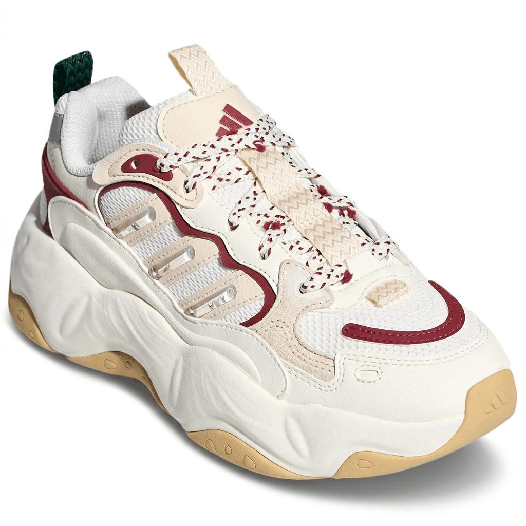 Кроссовки Adidas Vallina массивные кроссовки Low Top Ярко-белый Белый Нефритовый белый Женские - изображение 3