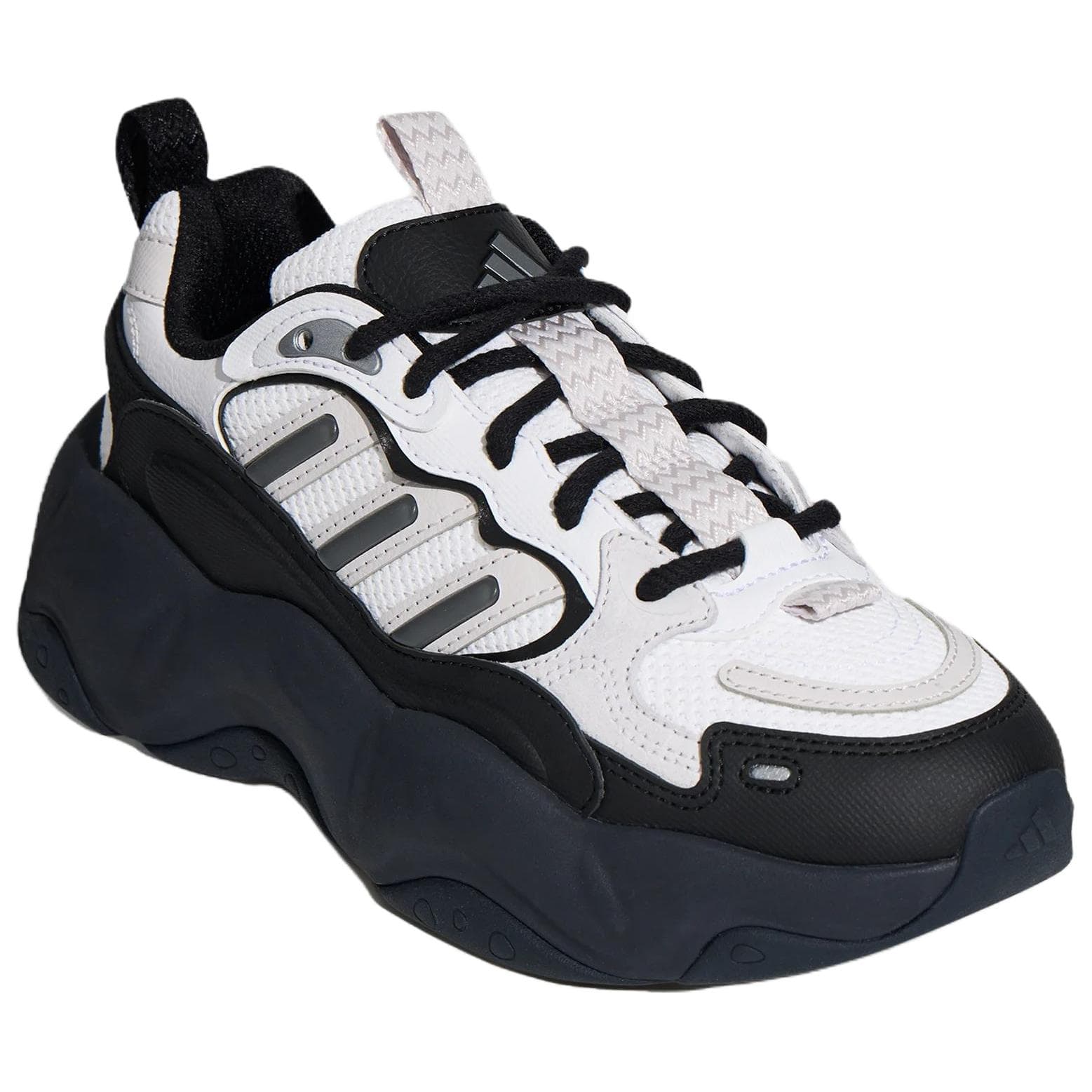 Кроссовки Adidas Vallina массивные кроссовки низкий топ черный белый полночь серый женские - изображение 3