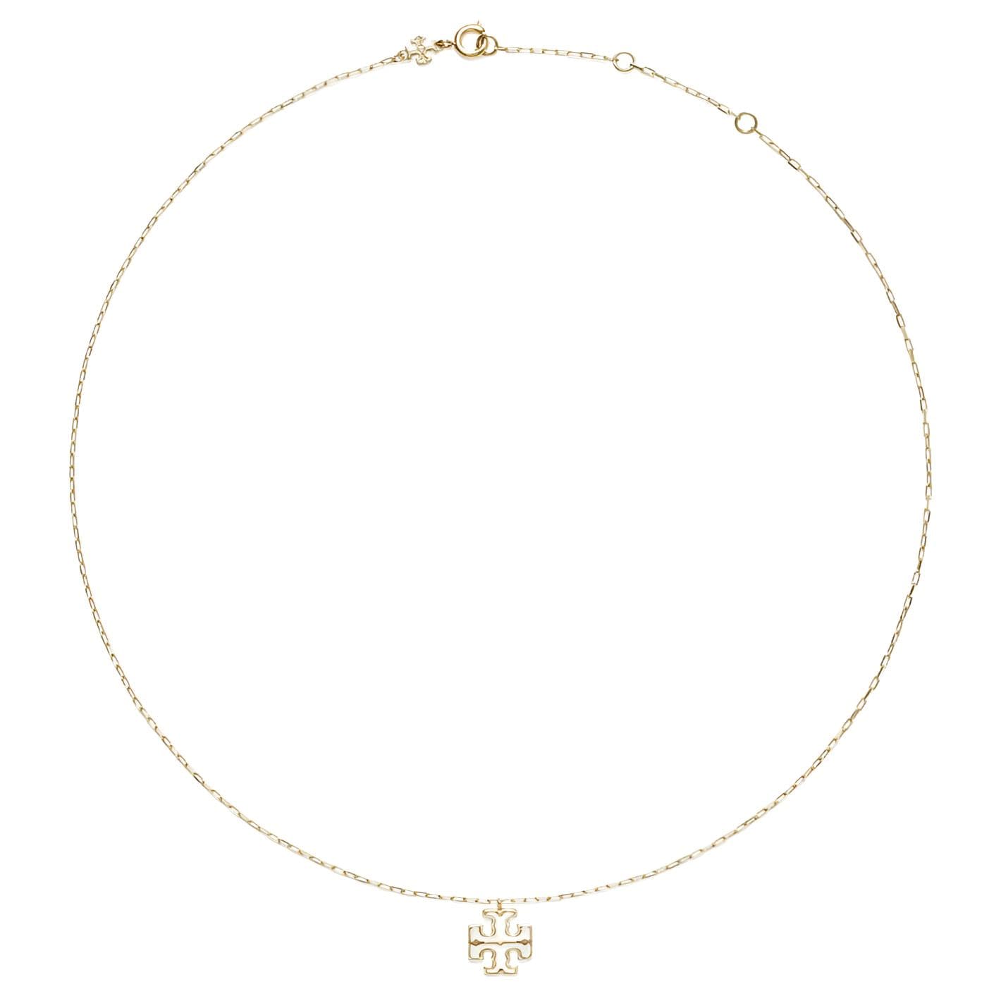 Ожерелье Tory Burch Стиль Brass Necklaces Унисекс Золото - изображение 2
