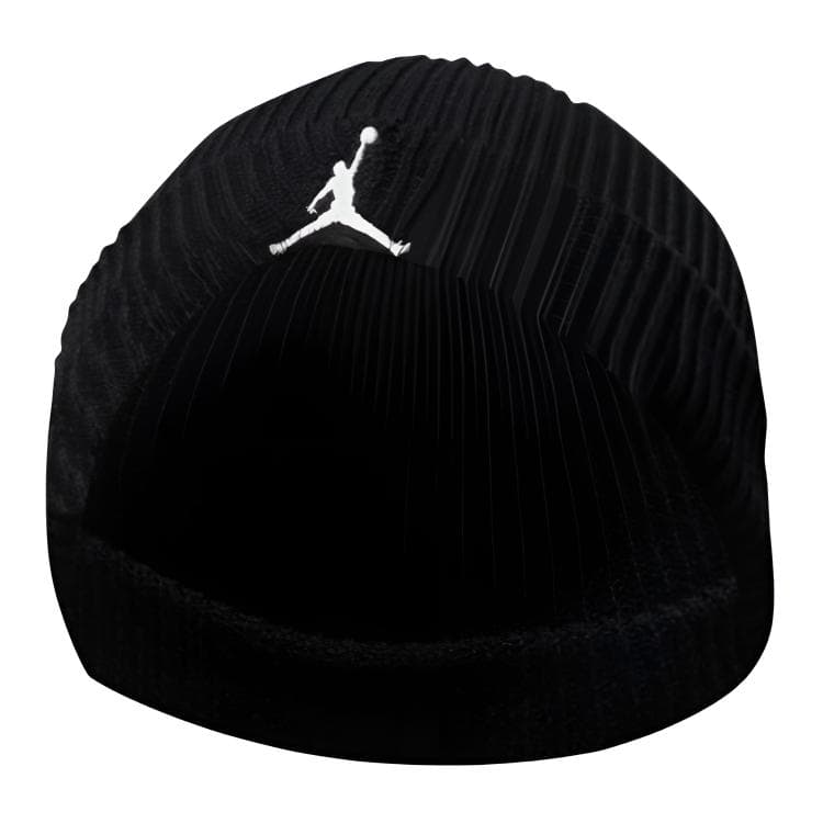 Шапка Jordan Однотонный Логотип - Шерстяная шапка Унисекс Парный Черный - изображение 1