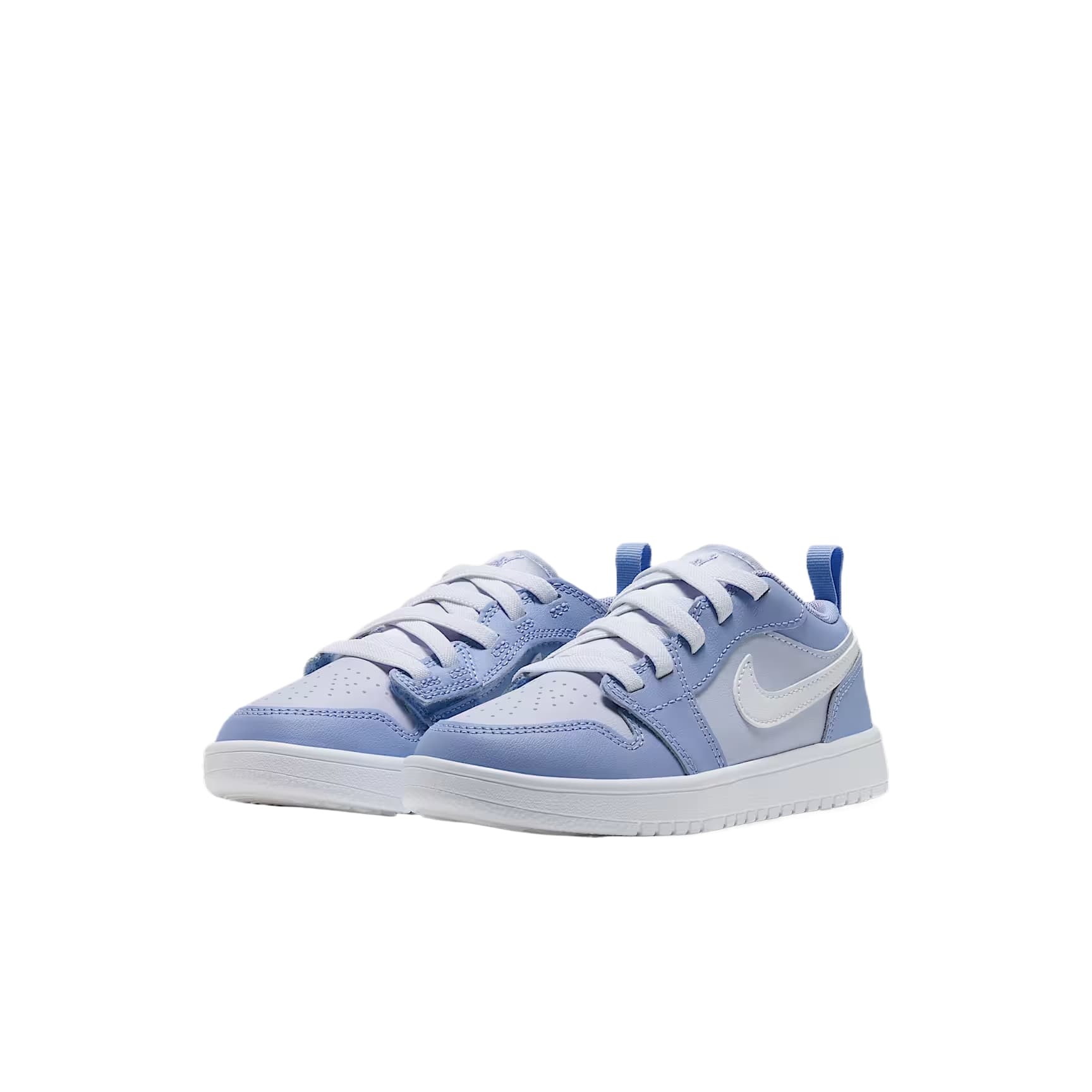 Кроссовки Jordan Air Jordan 1 Детская Скейтбординг Обувь Низкий Топ Алюминий Белый Водород Синий Kids - изображение 3