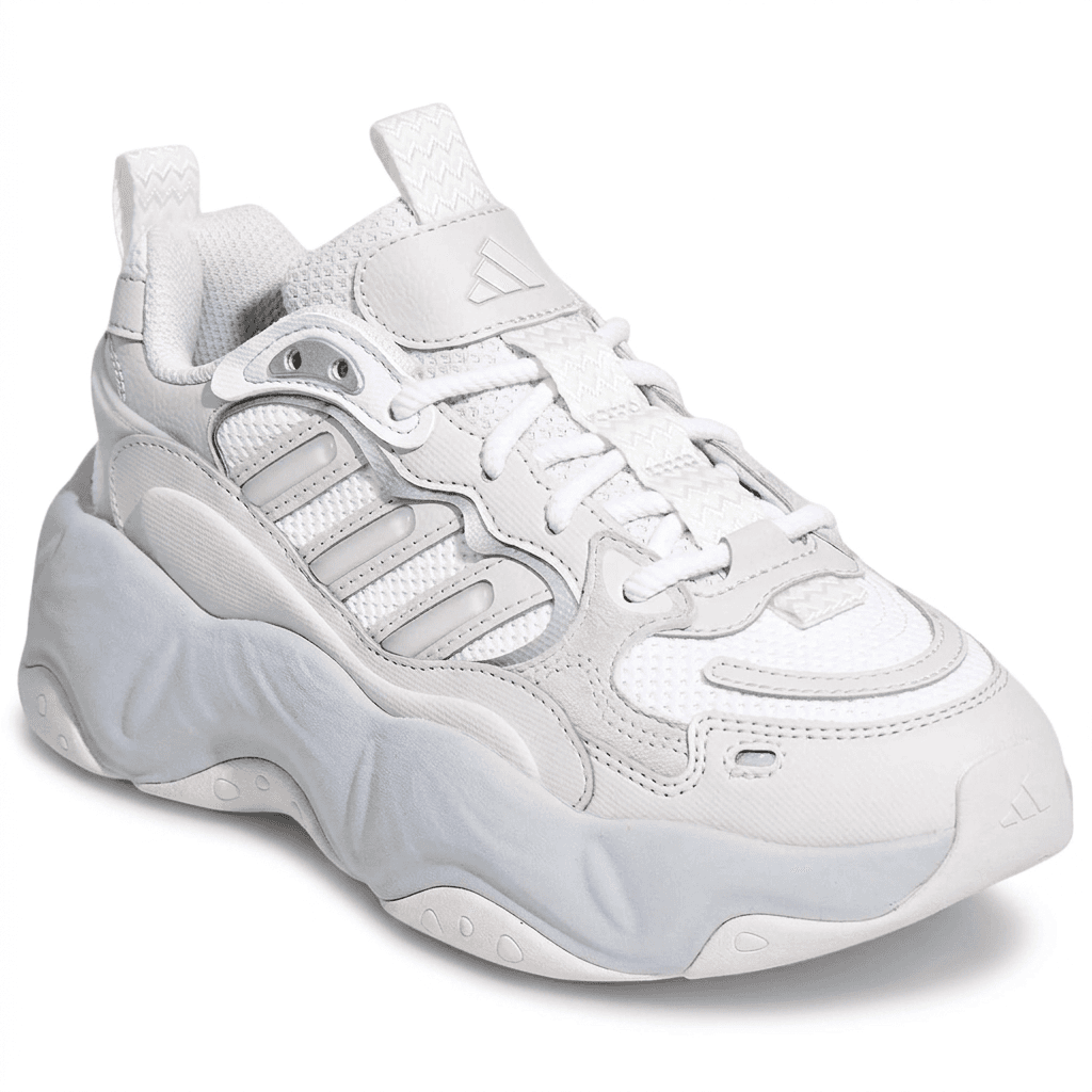 Кроссовки Adidas Vallina массивные кроссовки низкий топ белый серый светло-серый женские - изображение 3