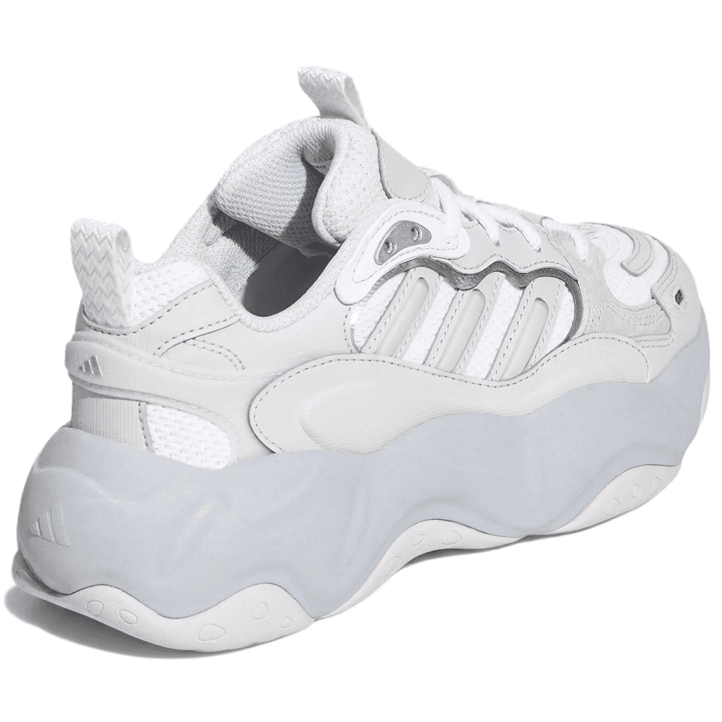 Кроссовки Adidas Vallina массивные кроссовки низкий топ белый серый светло-серый женские - изображение 4