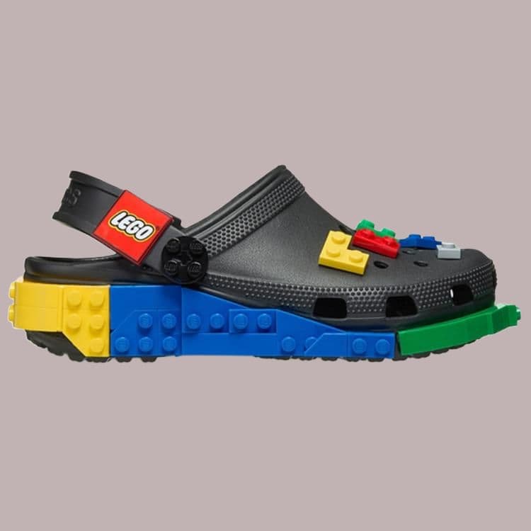 Сабо Crocs x LEGO Sabo Rubber Унисекс Черный - изображение 2