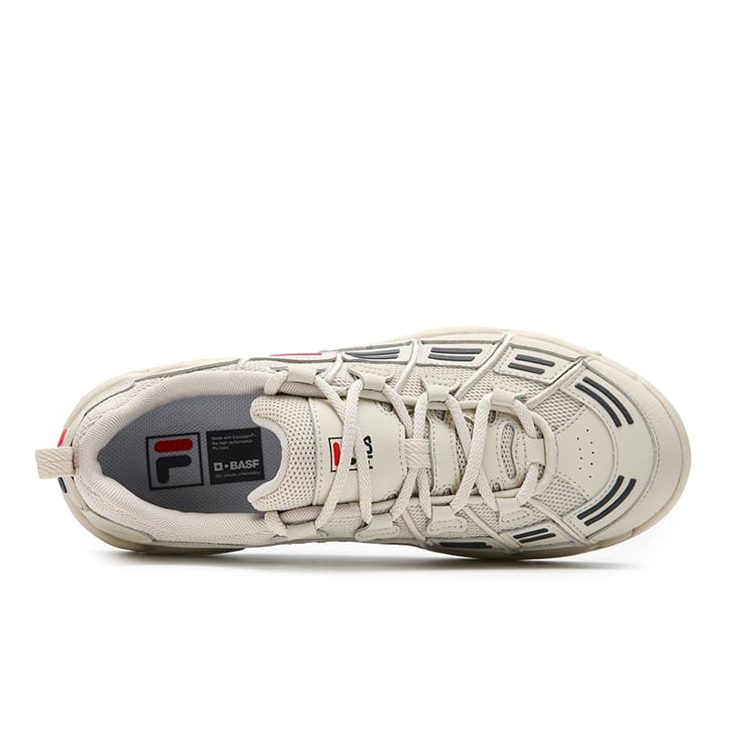 Кроссовки FILA Basket Массивные кроссовки Low Топ Овсяная Коричневый Мужской - изображение 4