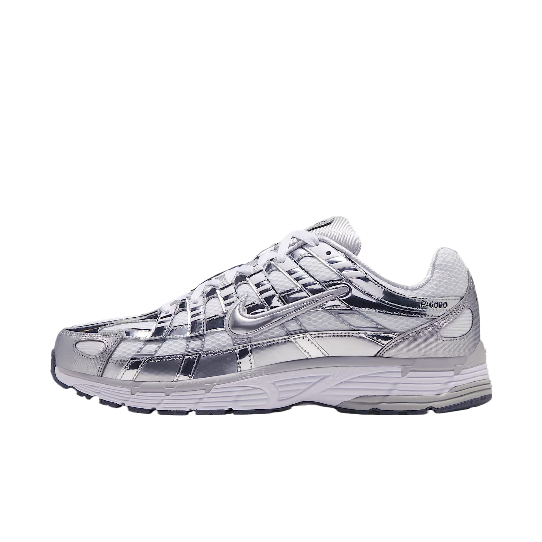 Кроссовки для бега NIKE P 6000 Беговые кроссовки Low Топ Белый Пыльно-серый Железно-серый Металл Серебряный Мужской - изображение 1