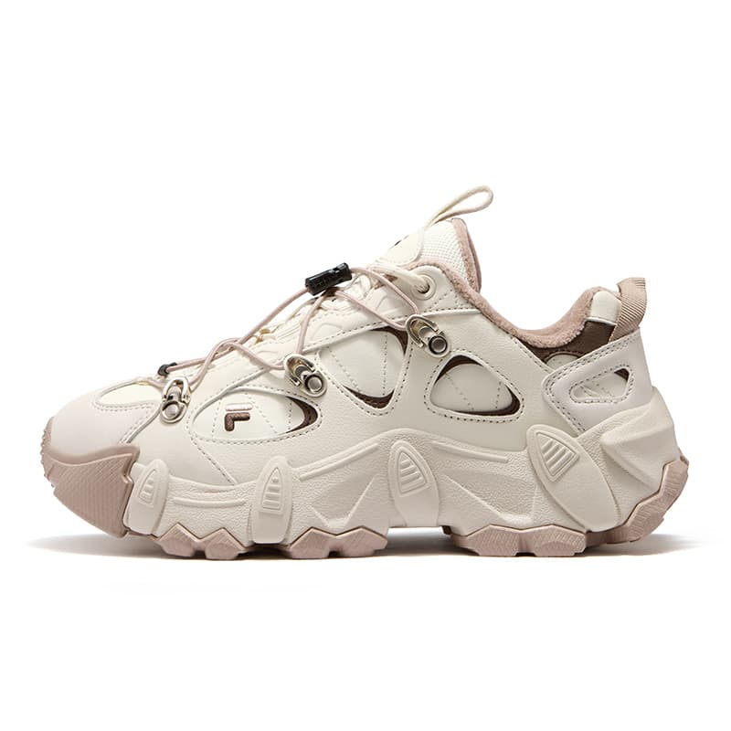 Кроссовки FILA FUSION Exocet Ii массивные кроссовки Low Top винтажный белый кофейный женский - изображение 1