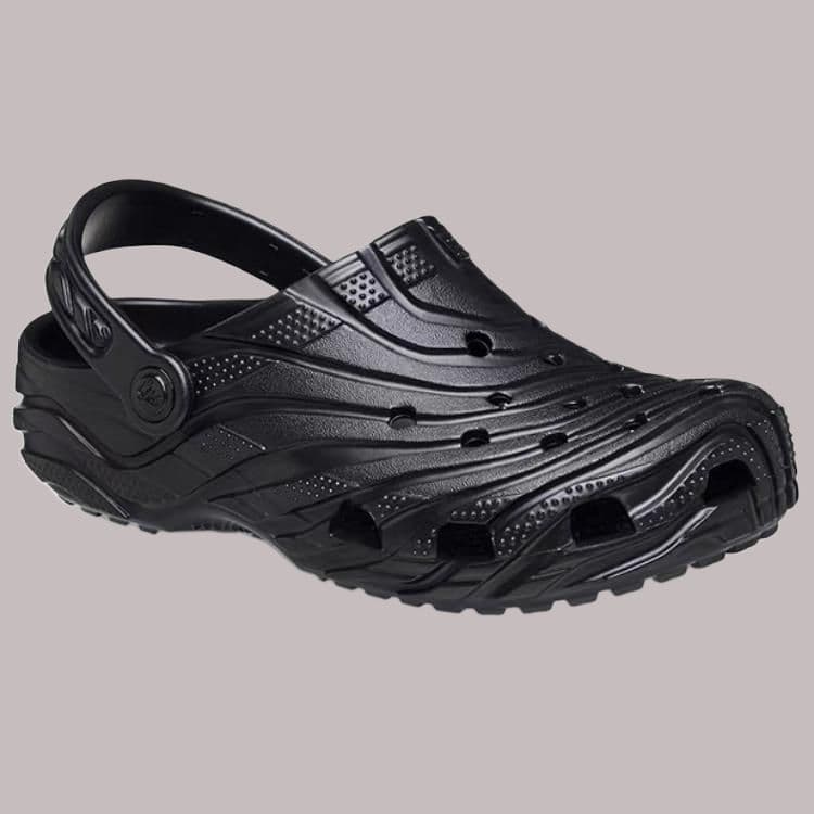 Сабо CROCS Классический Erosion Сабо резиновые Унисекс Черный - изображение 2