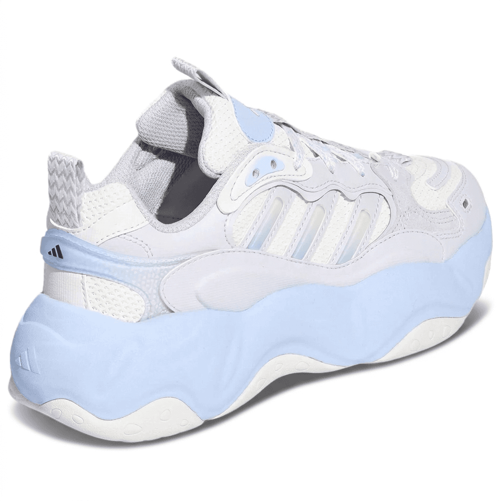 Кроссовки Adidas Vallina массивные кроссовки низкий топ ярко-белый серый кристально-синий женские - изображение 4