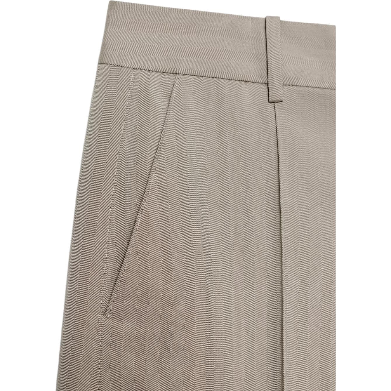 ZARA Коричневый Темно-серый Коричневый Женское Платье Брюки - изображение 3