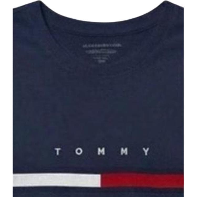Футболка Tommy Hilfiger Темно-синие женские футболки T - изображение 4