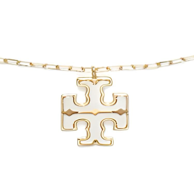 Ожерелье Tory Burch Стиль Brass Necklaces Унисекс Золото - изображение 3