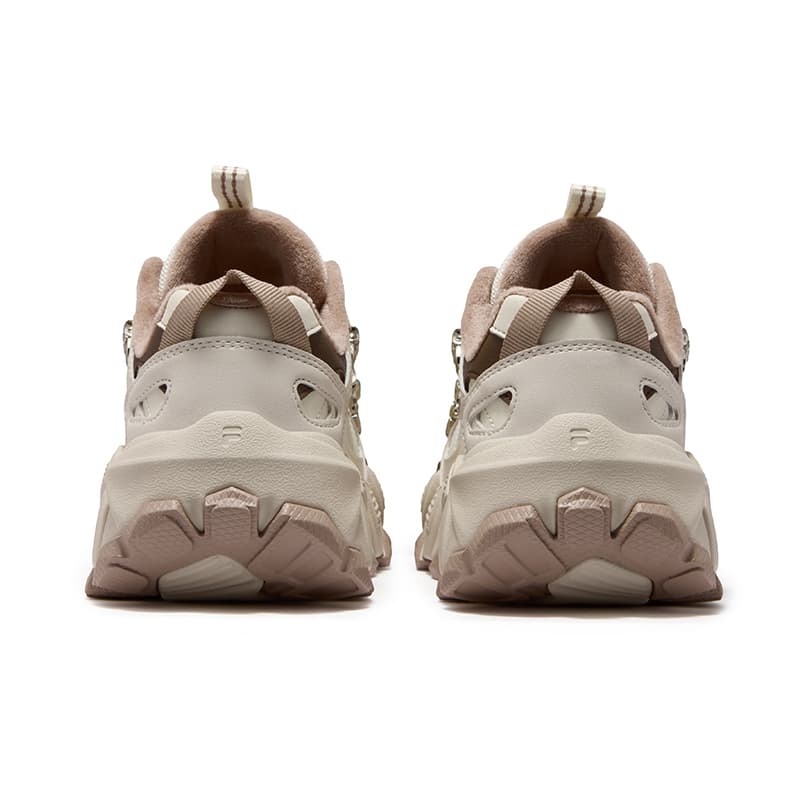 Кроссовки FILA FUSION Exocet Ii массивные кроссовки Low Top винтажный белый кофейный женский - изображение 5