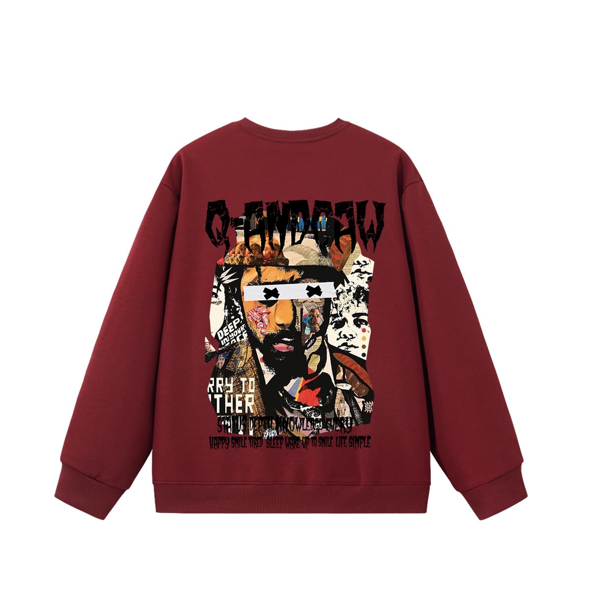 Кофта Q And Бургунди [Hot Item🔥🔥🔥] Унисекс Свитшоты - изображение 1
