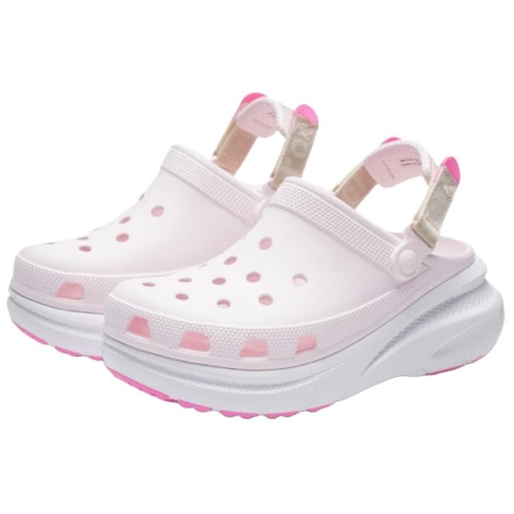 Сабо Crocs Crush Clog Dynamic Кремовый ЭВА Сабо Резина Унисекс Розовый - изображение 3