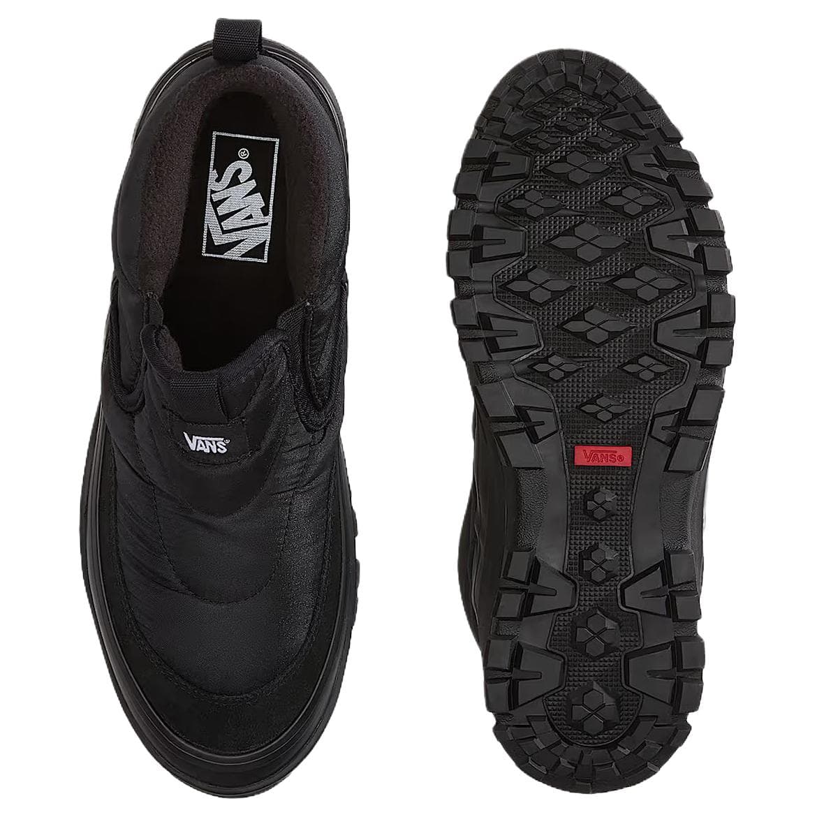 Кроссовки Vans Теплоизоляционный Мид-топ Повседневная обувь Унисекс Черный - изображение 4