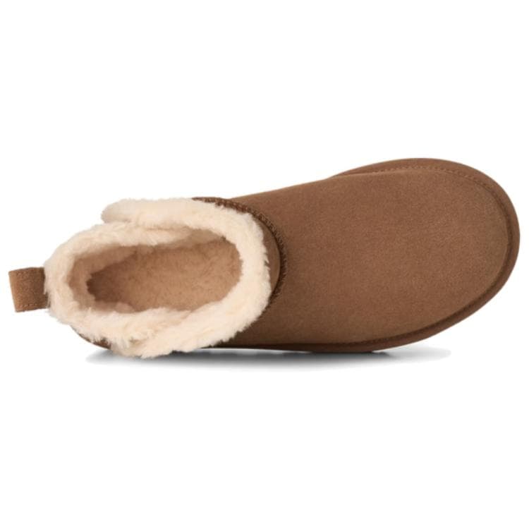 Ботинки зимние ugg Classic Novelty Сноубутсы Каштановый Женские - изображение 4