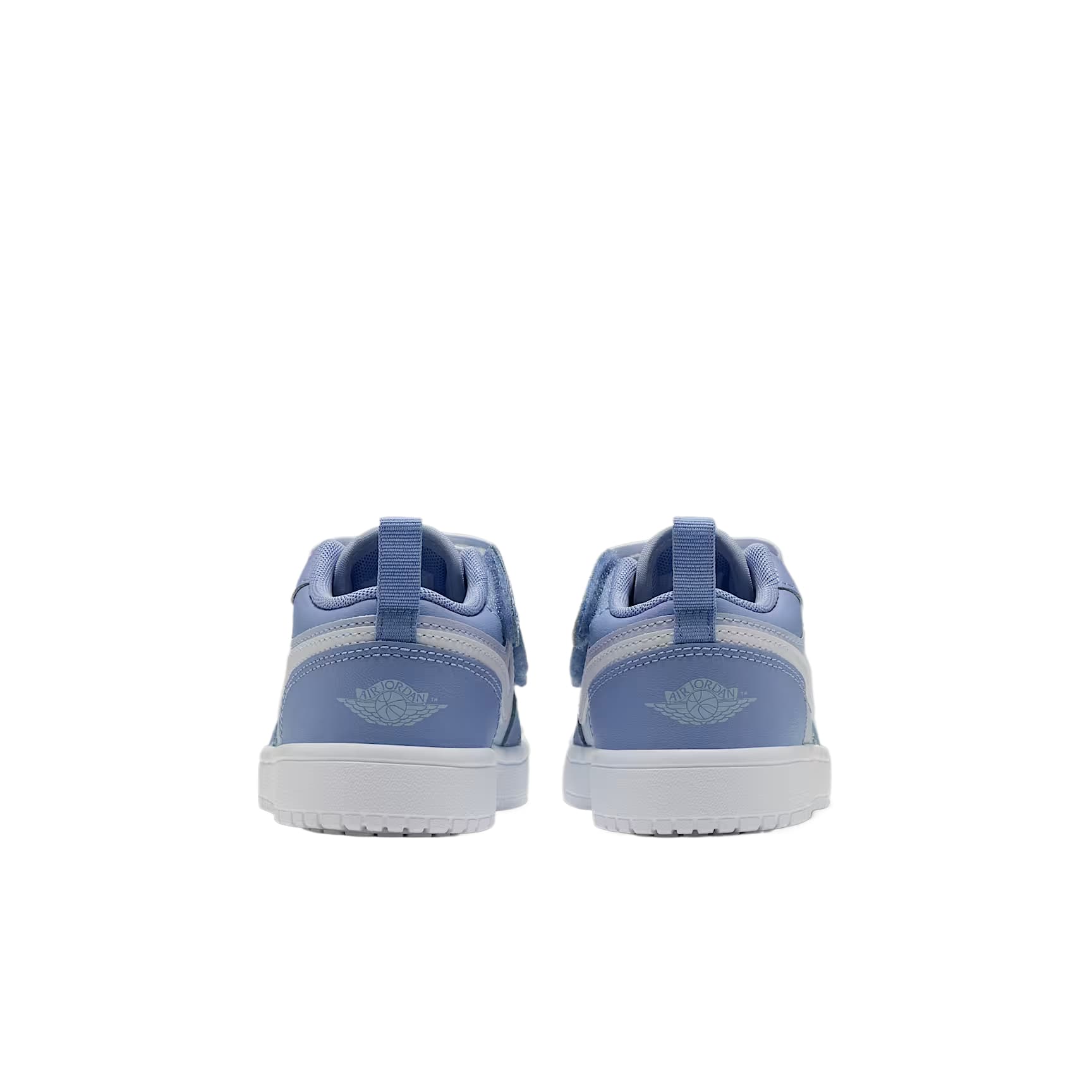 Кроссовки Jordan Air Jordan 1 Детская Скейтбординг Обувь Низкий Топ Алюминий Белый Водород Синий Kids - изображение 4