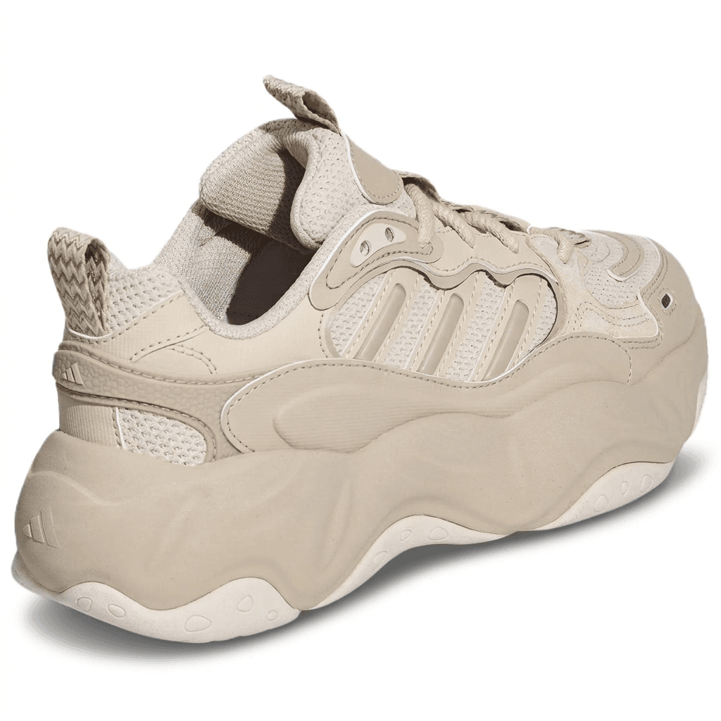 Кроссовки Adidas Vallina массивные кроссовки Low Топ Бокситовый коричневый Хаки коричневый Льняная ткань Кристальный Коричневый Женские - изображение 4