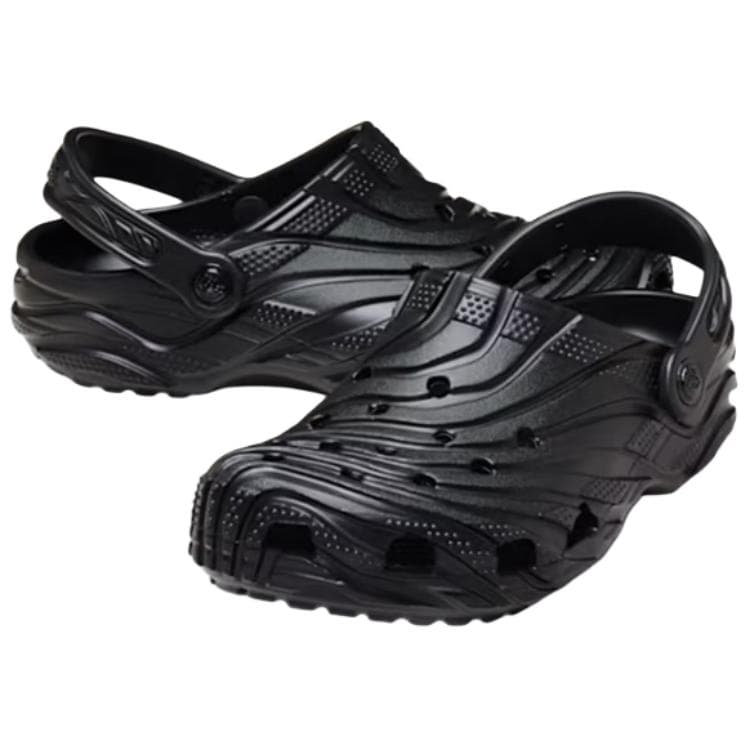 Сабо CROCS Классический Erosion Сабо резиновые Унисекс Черный - изображение 5
