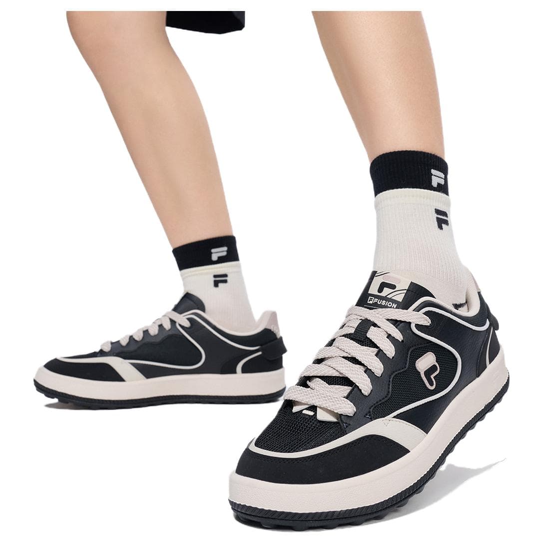 Кроссовки FILA FUSION FUGIO Лоу-топы Скейтборд Обувь Мужской Черный Березово-коричневый - изображение 7