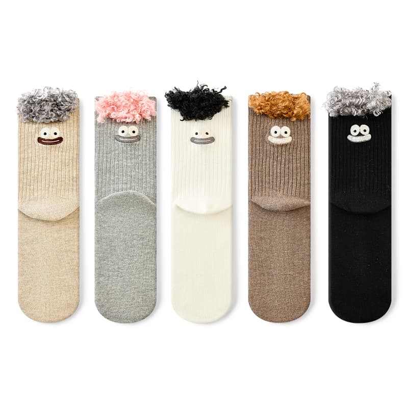 Носки PRIMEET Озорной Fluffy 5 пар Женские Высокие носки - изображение 1