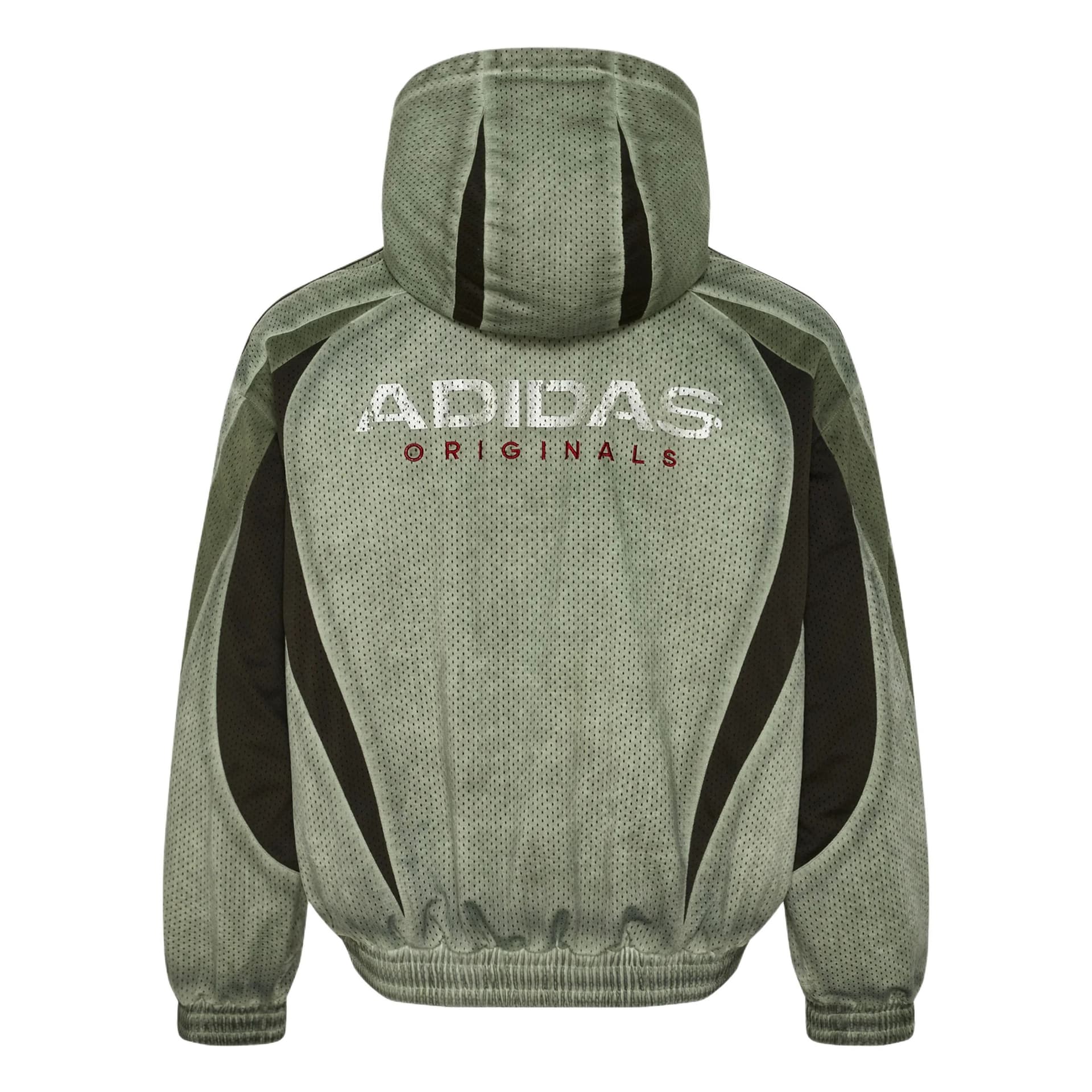 Куртка Adidas Originals Серый Зеленый Черный Унисекс Куртки - изображение 2