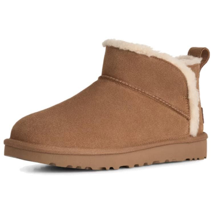 Ботинки зимние ugg Classic Novelty Сноубутсы Каштановый Женские - изображение 3