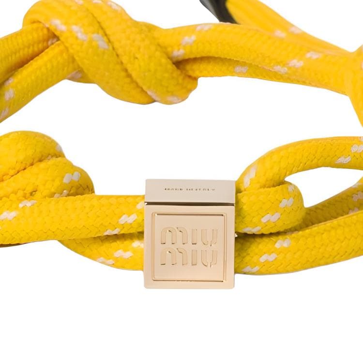 Miu Miu Nylon Bracelet Yellow - изображение 2