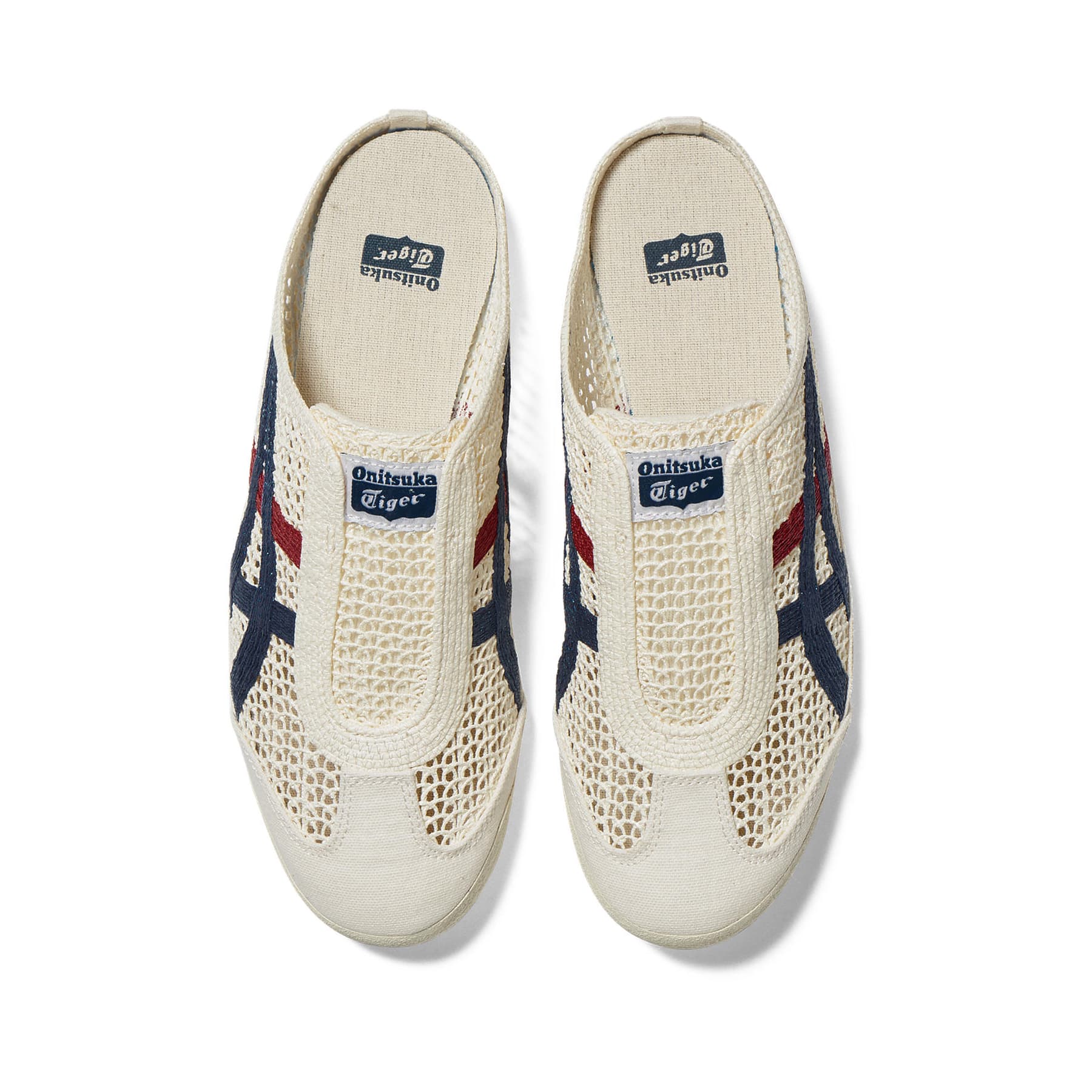 Сандалии Onitsuka Tiger MEXICO 66 SABOT Закрытые тапочки Унисекс Бежевый синий - изображение 5