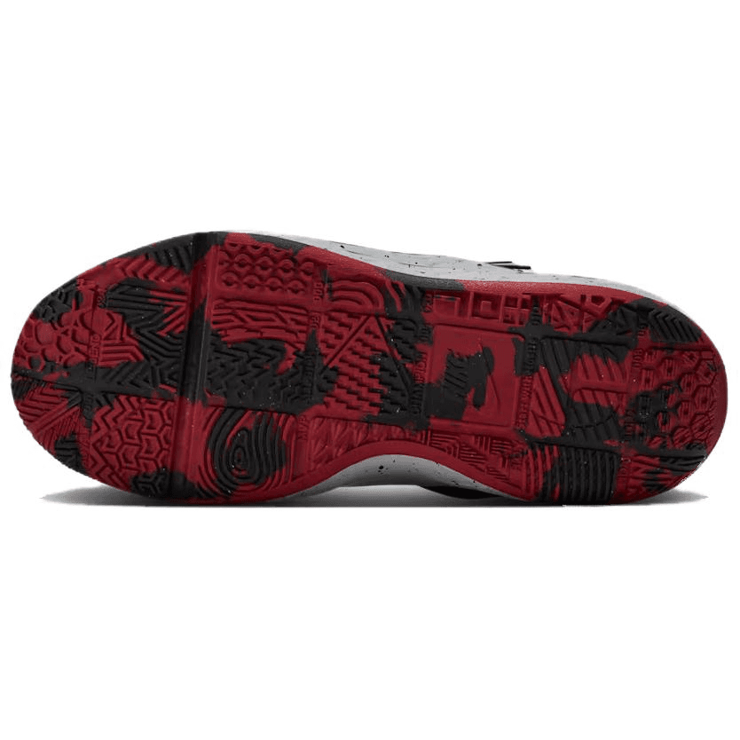 Кроссовки для баскетбола NIKE Team Hustle D 12 Детские баскетбольные кроссовки Низкий Топ PEAK Белый Волчий Серый Черный Университетский Красный Kids - изображение 6