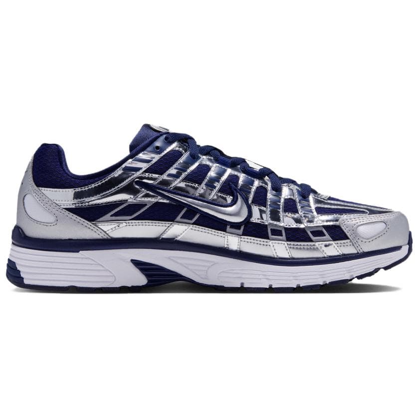 Кроссовки для бега NIKE P 6000 Беговые кроссовки Low Топ Синий и серебристый Мужской - изображение 2