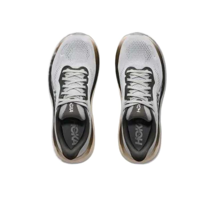 Кроссовки для бега HOKA ONE ONE CLIFTON 11 Беговые кроссовки Низкий Топ Stardust Серый Элегантный Каменный Белый Женские - изображение 4