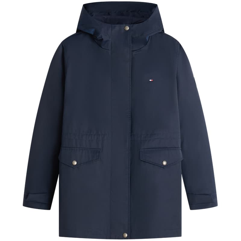 Пуховик Tommy Hilfiger Темно-синий C1G Женские Пуховики - изображение 2