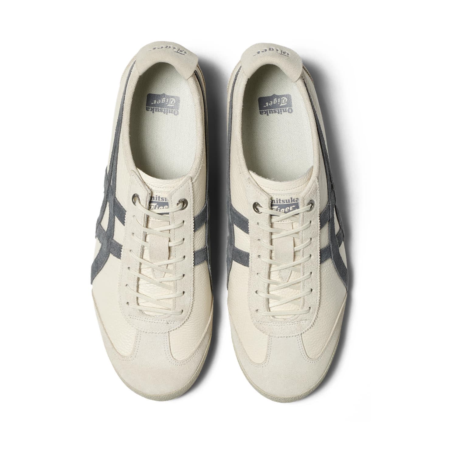 Кроссовки для бега Onitsuka Tiger Mexico 66 White Grey - изображение 5