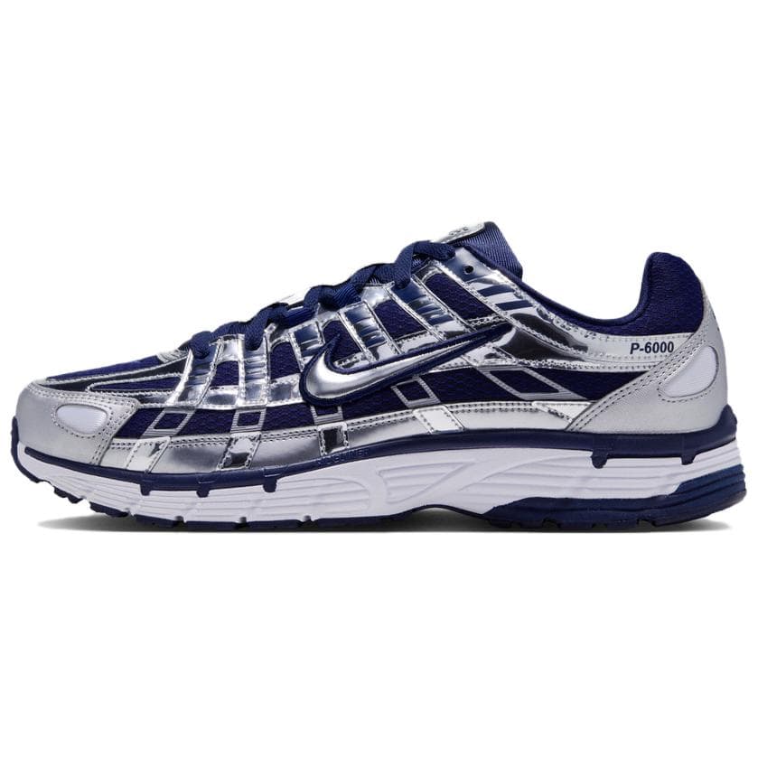 Кроссовки для бега NIKE P 6000 Беговые кроссовки Low Топ Синий и серебристый Мужской - изображение 1