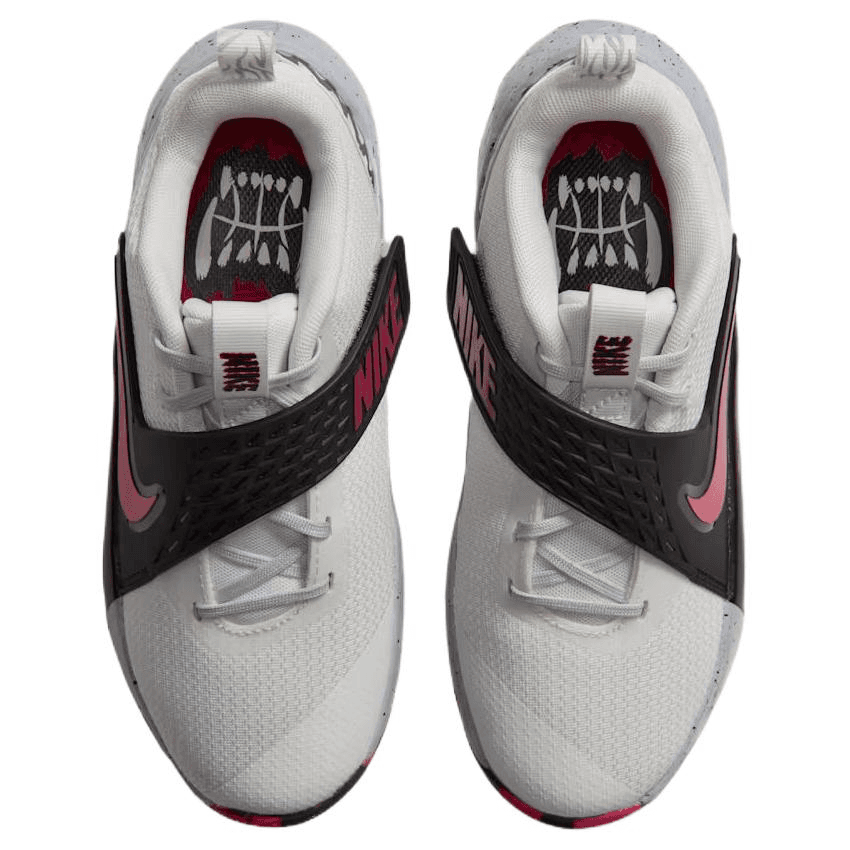 Кроссовки для баскетбола NIKE Team Hustle D 12 Детские баскетбольные кроссовки Низкий Топ PEAK Белый Волчий Серый Черный Университетский Красный Kids - изображение 4
