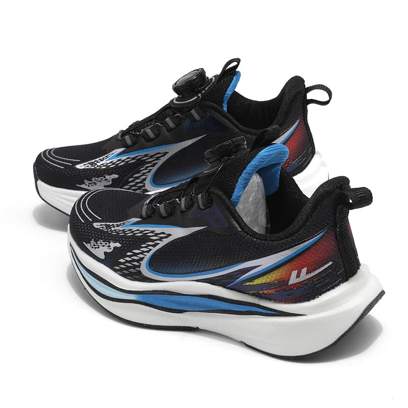 Кроссовки WARRIOR Детские беговые кроссовки Low Топ Чёрно-синий Kids - изображение 7