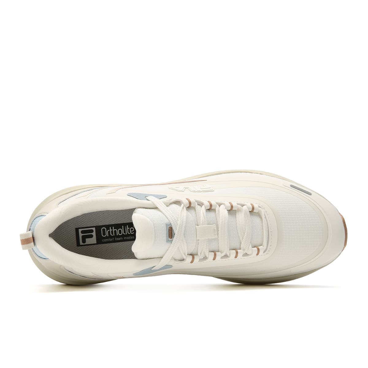 Кроссовки для бега FILA NUVOLE 4 Беговые кроссовки Low Топ Молочный белый Женские - изображение 3
