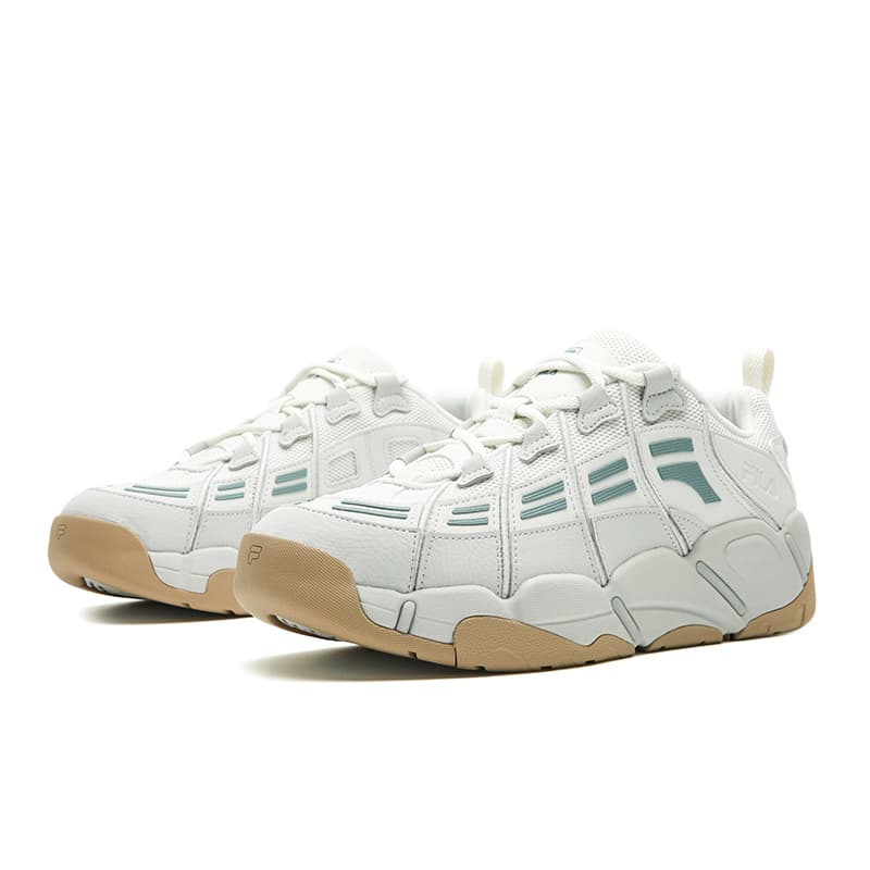 Кроссовки FILA Basket массивные кроссовки Low Top Mist Gray Mist Pearl Gray Мужской - изображение 3