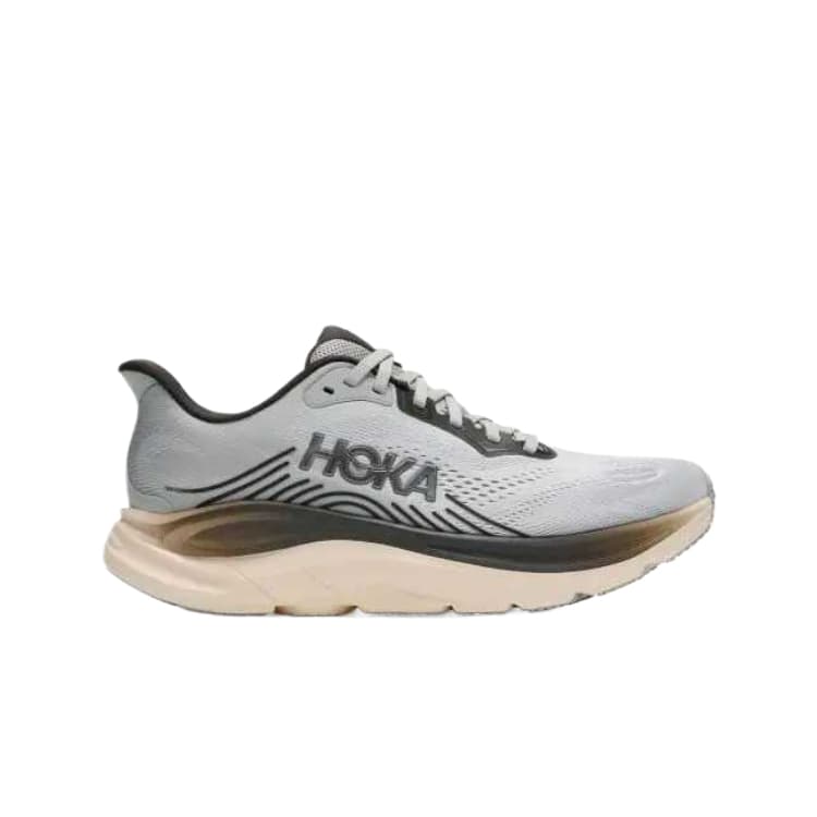 Кроссовки для бега HOKA ONE ONE CLIFTON 11 Беговые кроссовки Низкий Топ Stardust Серый Элегантный Каменный Белый Женские - изображение 2