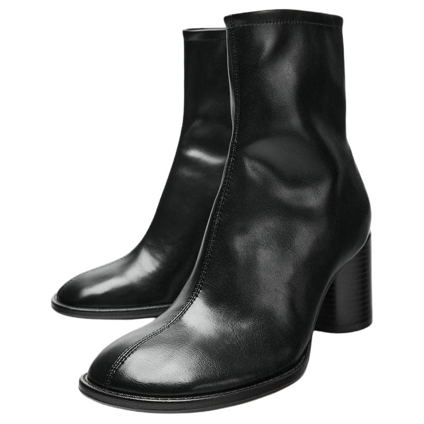 Сапоги zara Ботильоны Черный Женские - изображение 3