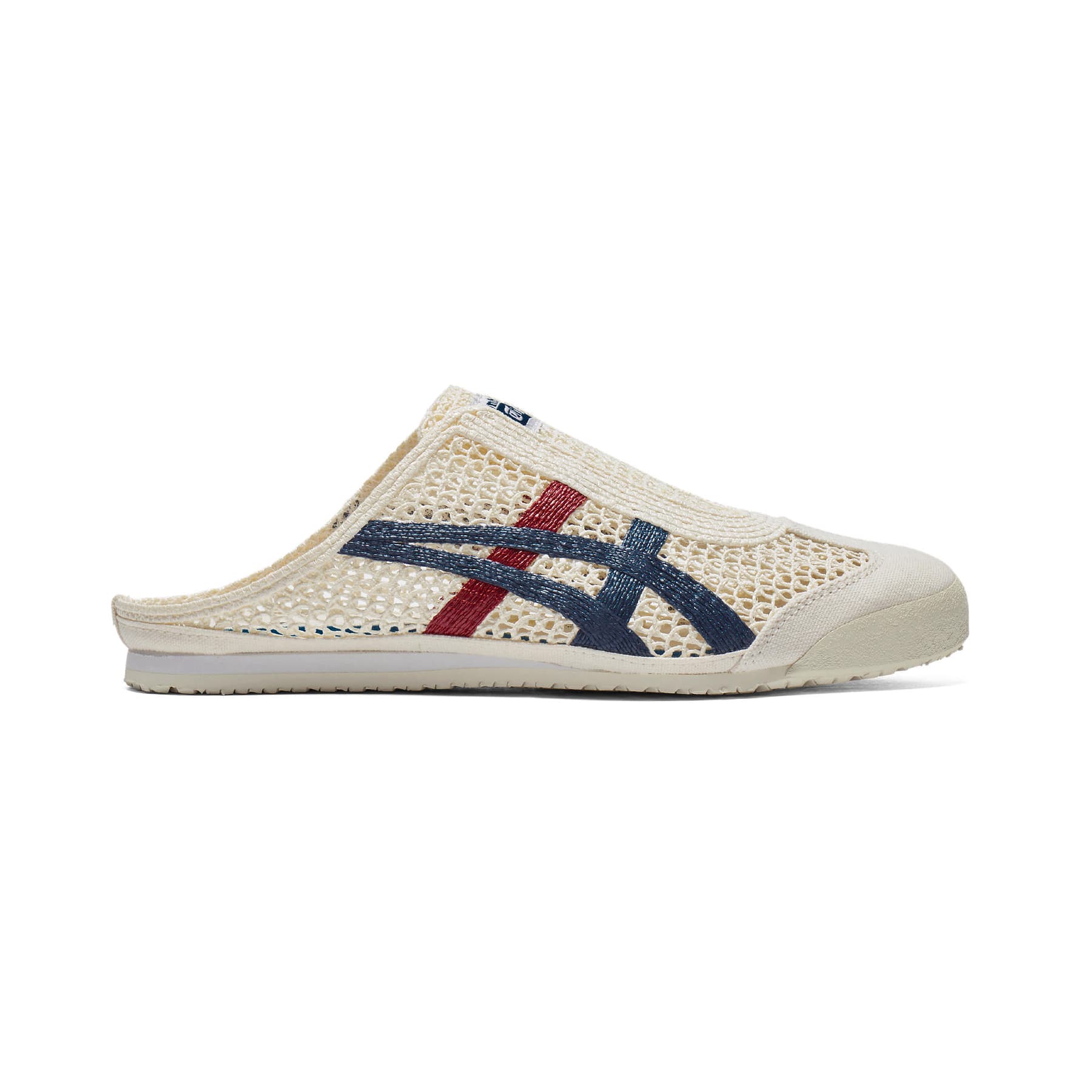 Сандалии Onitsuka Tiger MEXICO 66 SABOT Закрытые тапочки Унисекс Бежевый синий - изображение 2