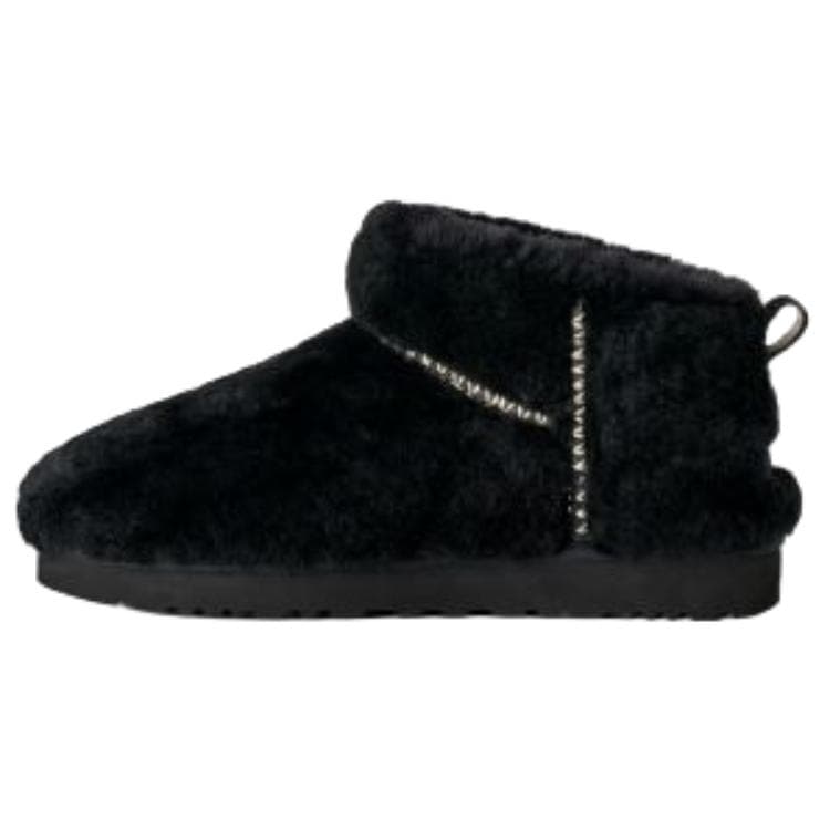Ботинки зимние ugg Classic Novelty Сноубутсы Черный Женские - изображение 1