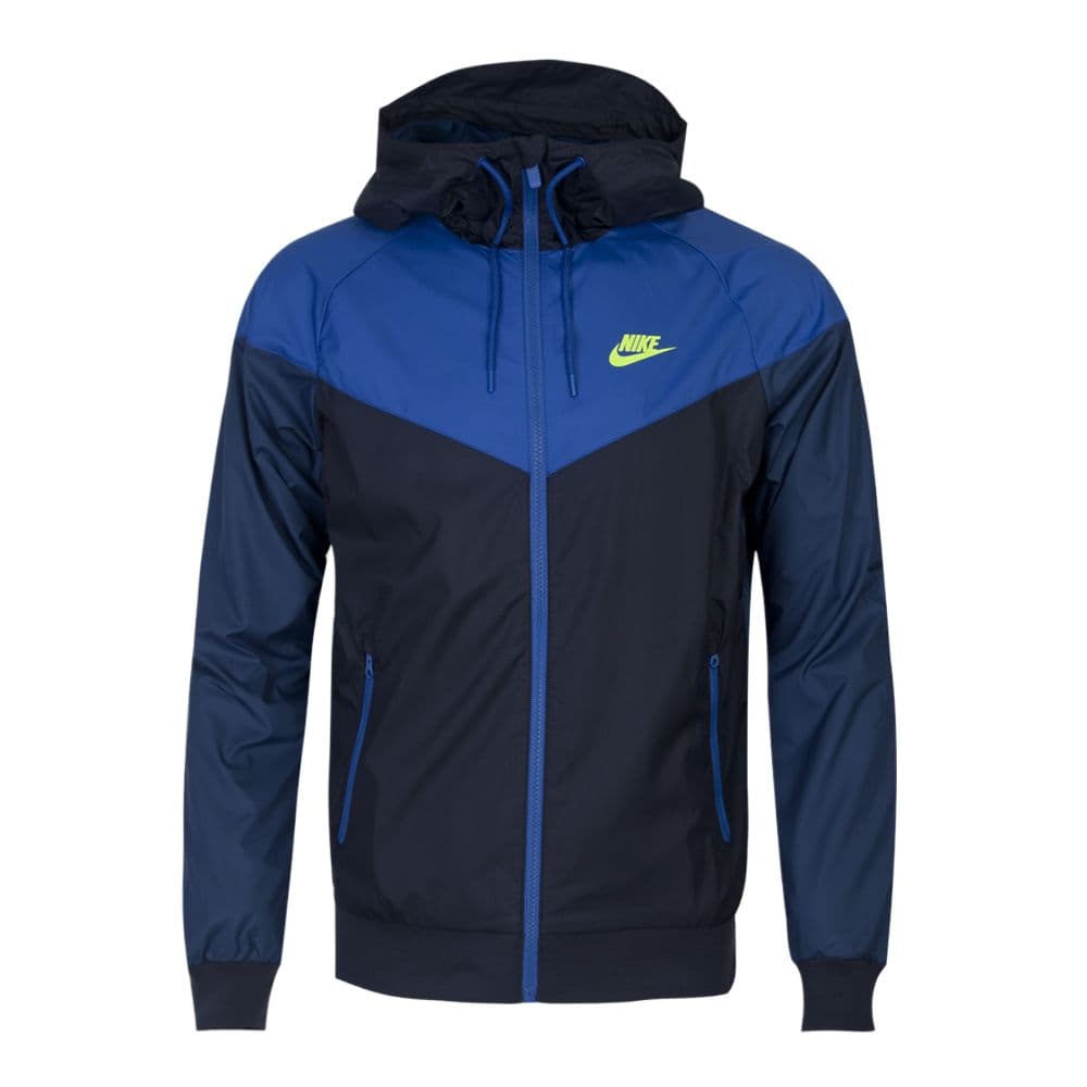 Куртка NIKE WINDRUNNER Синий Черный Мужской Куртки - изображение 1