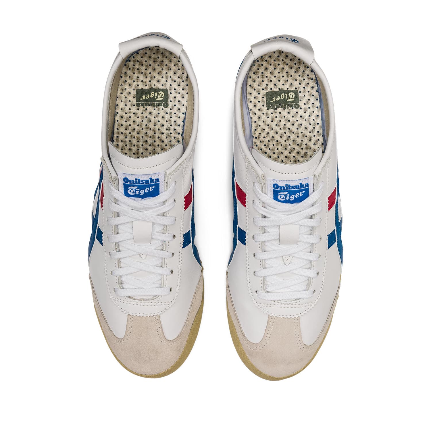 Кроссовки Onitsuka Tiger Mexico 66 White Blue Red - изображение 3