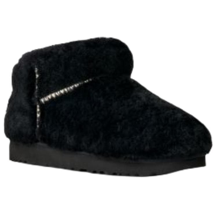 Ботинки зимние ugg Classic Novelty Сноубутсы Черный Женские - изображение 3